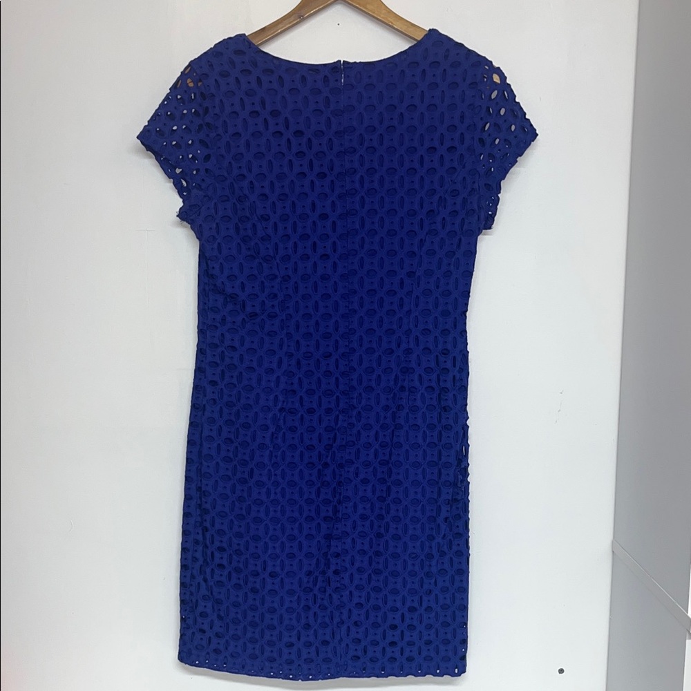 Marc New York Sz 10 Women’s Royal Blue Eyelet Detail Midi Dress #contemporary - Picture 7 of 11